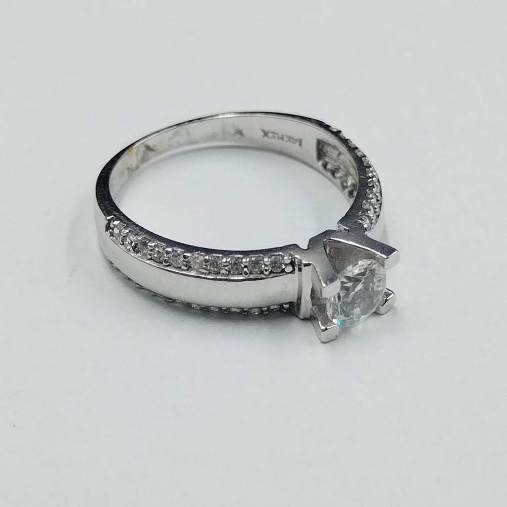 ANILLITO ORO BLANCO 14 K 2.7 GRMS (SEMINUEVO)