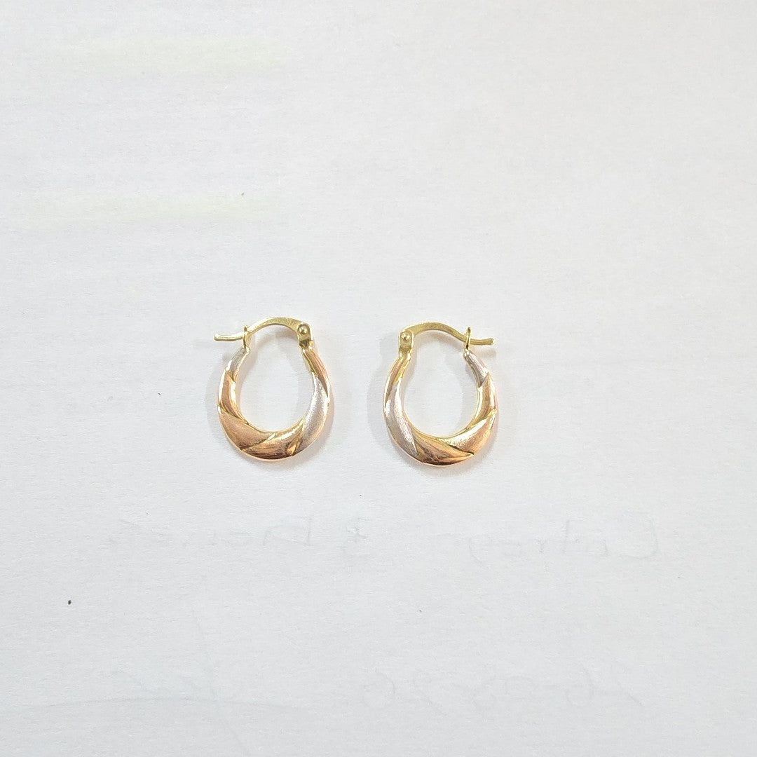 ARRACADAS PAR ORO 14 K 1.1 GRMS (SEMINUEVO)