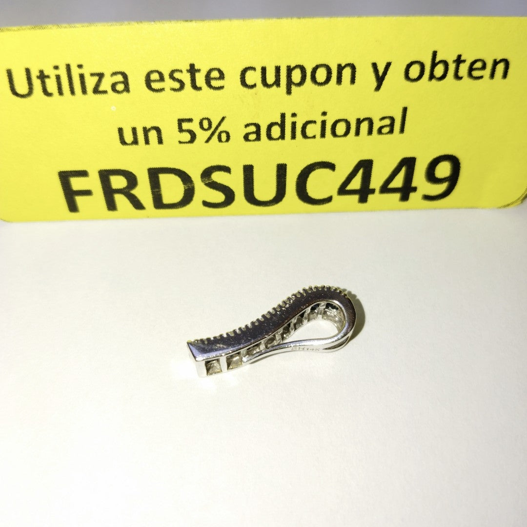 DIJE ORO,ORO BLANCO 14 K 2,10 GRMS (SEMINUEVO)