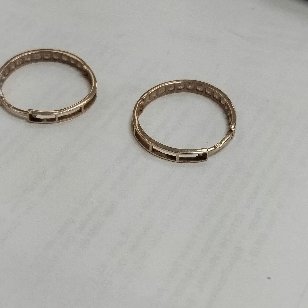 ARRACADAS PAR ORO 10 K 2,10 GRMS (SEMINUEVO)