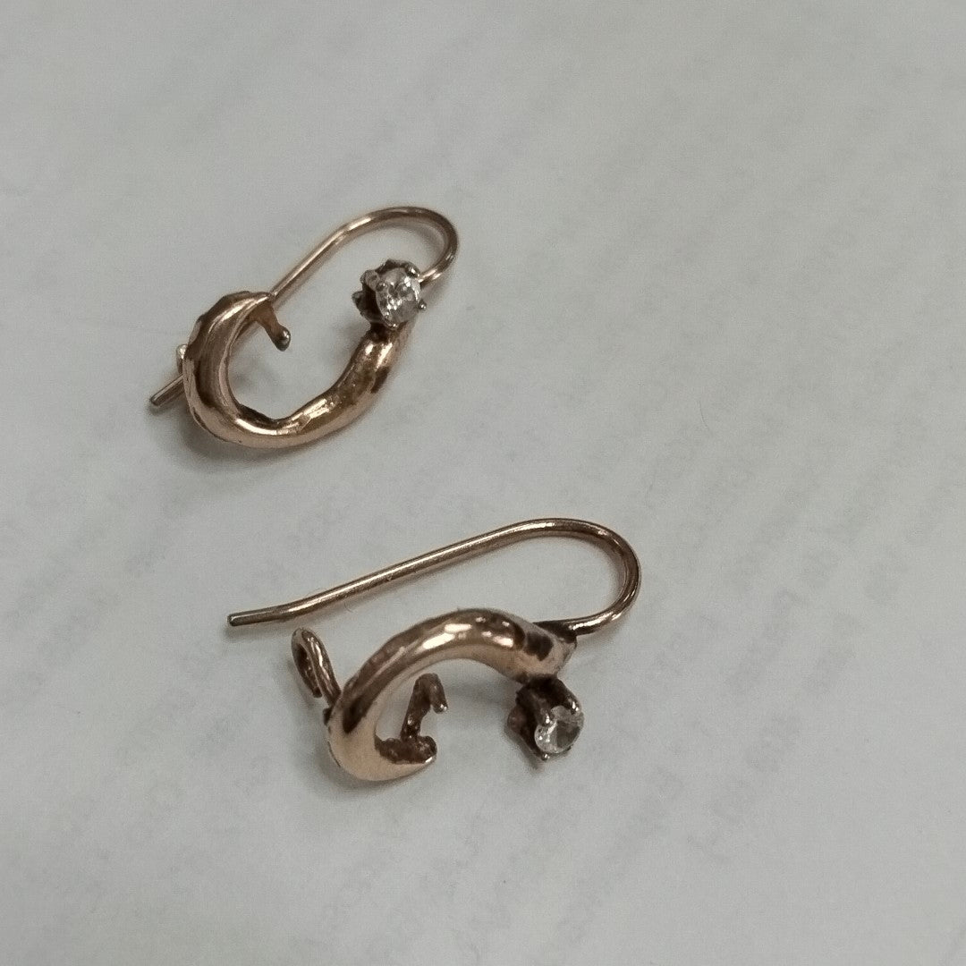 ARETES PAR ORO 8 K 1,20 GRMS (SEMINUEVO)
