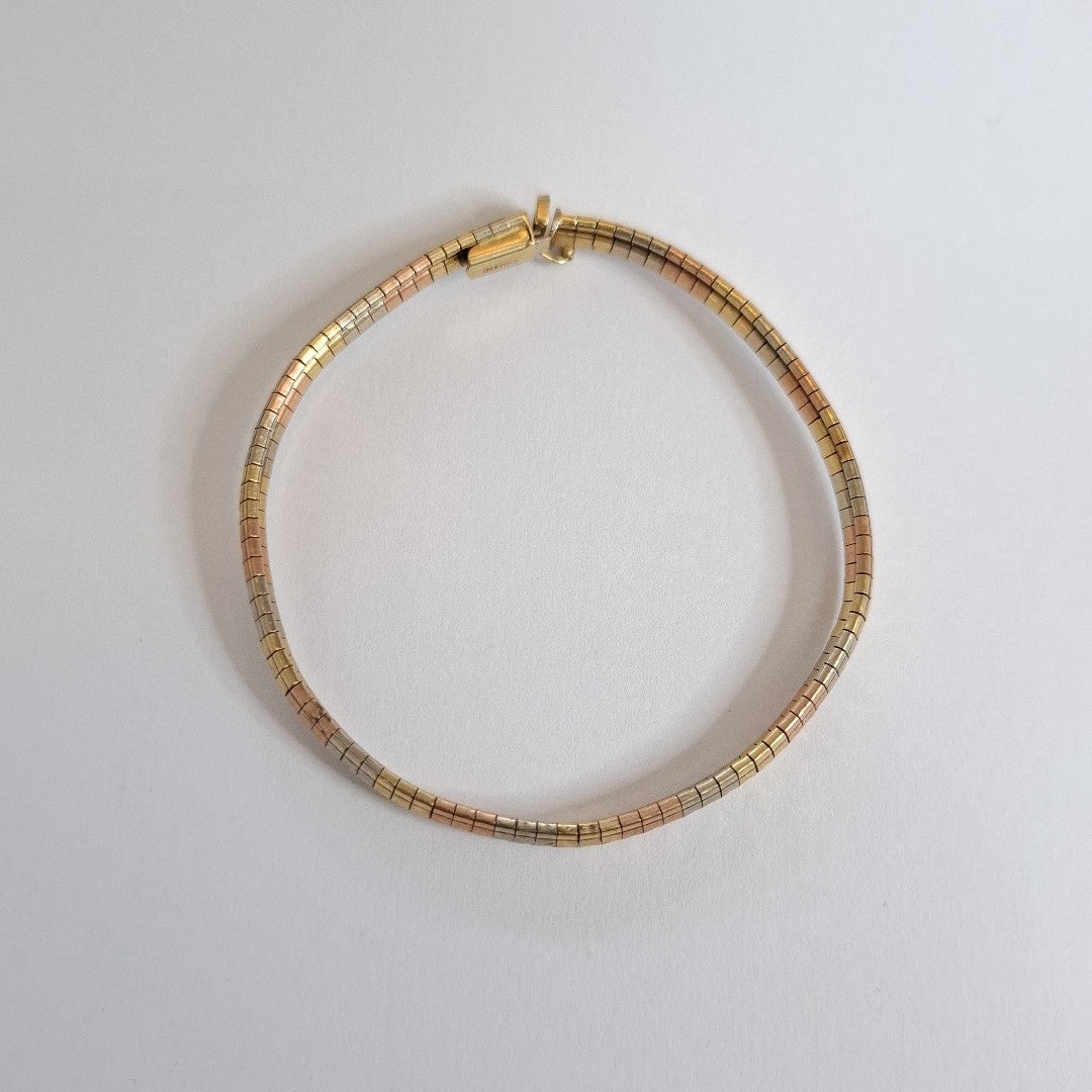 PULSERA ORO,ORO COMBINADO 14 K 12,60 GRMS (SEMINUEVO)