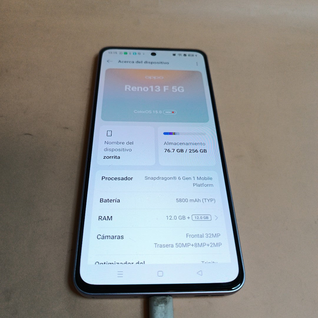 CELULAR OPPO RENO 13F 5G CPH2699 (2025) 256 GB 12 GB RAM (SEMINUEVO)