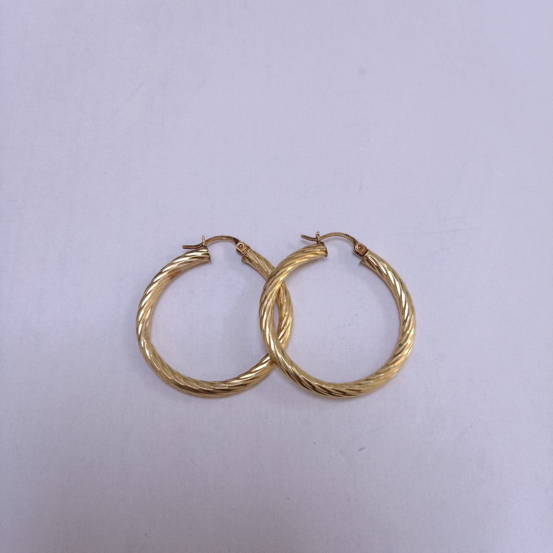 ARRACADAS PAR ORO 14 K 3 GRMS (SEMINUEVO)