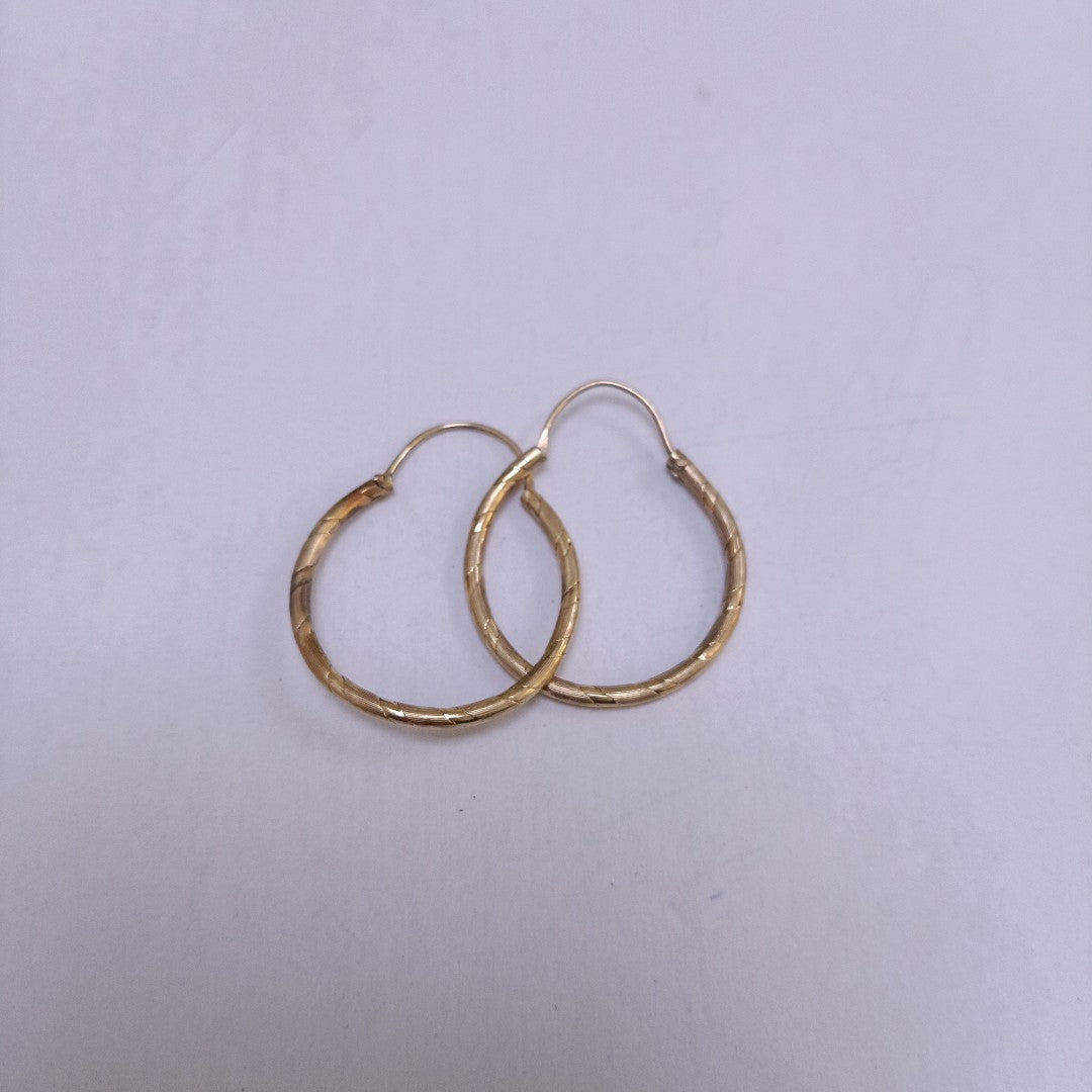 ARRACADAS PAR ORO 14 K 2.5 GRMS (SEMINUEVO)