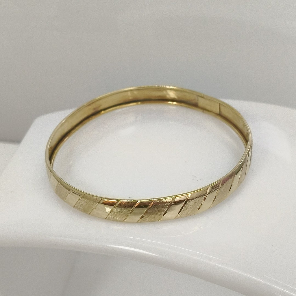 PULSERA RIGIDA ORO 14 K 9 GRMS (SEMINUEVO)