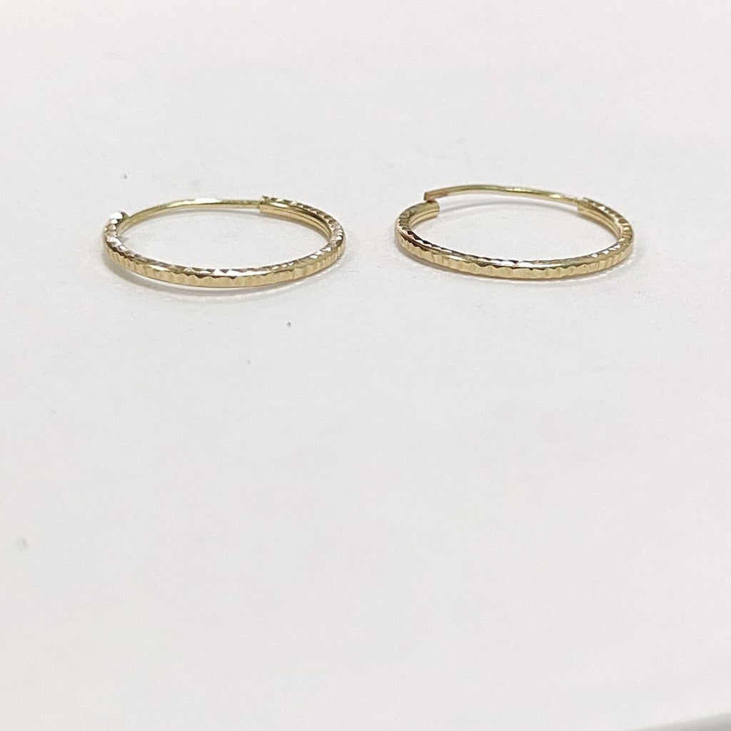 ARRACADAS PAR ORO 14 K 0.9 GRMS (SEMINUEVO)