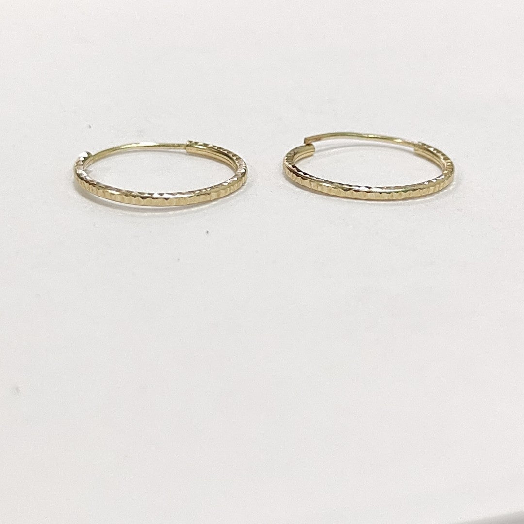 ARRACADAS PAR ORO 14 K 0.9 GRMS (SEMINUEVO)