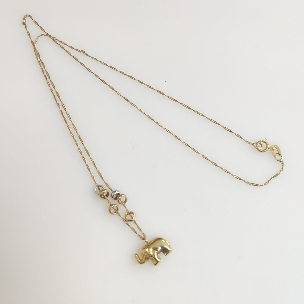 CADENA ORO COMBINADO 14 K 1,40 GRMS (SEMINUEVO)