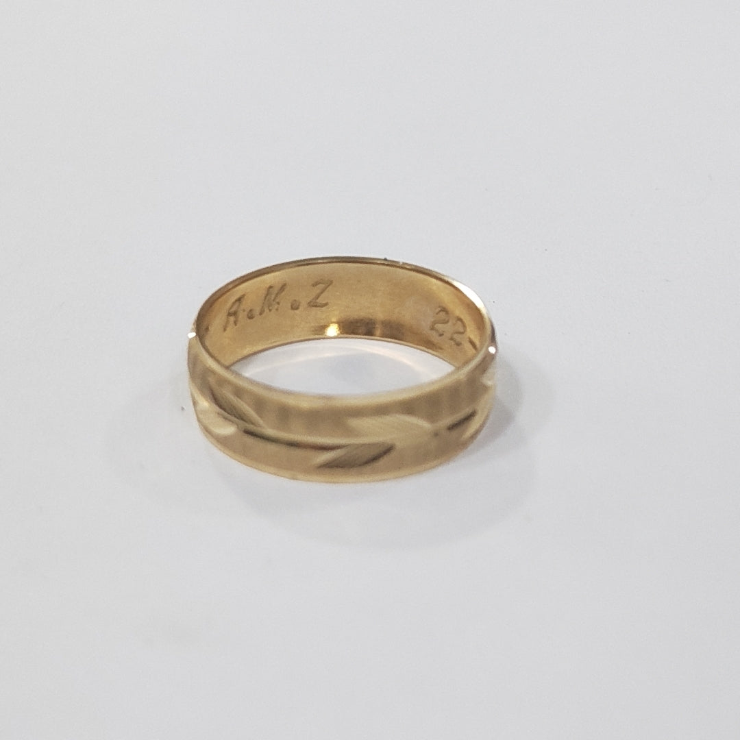 ARGOLLA ORO 10 K 1.9 GRMS (SEMINUEVO)