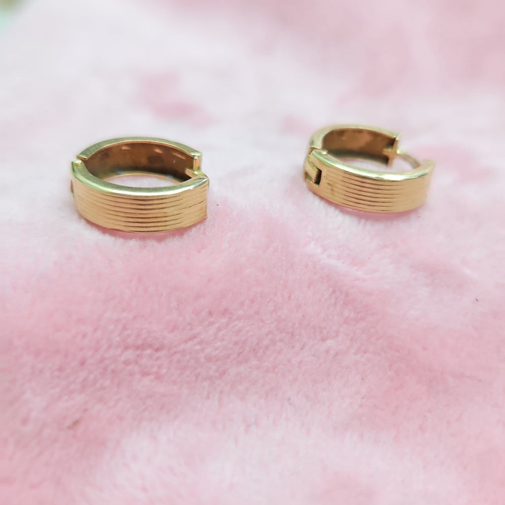 ARRACADAS PAR ORO 14 K 2.4 GRMS (SEMINUEVO)