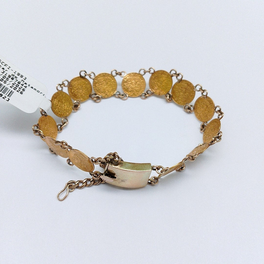 ANILLITO, PULSERA ORO 21 K 6.5 GRMS (SEMINUEVO)