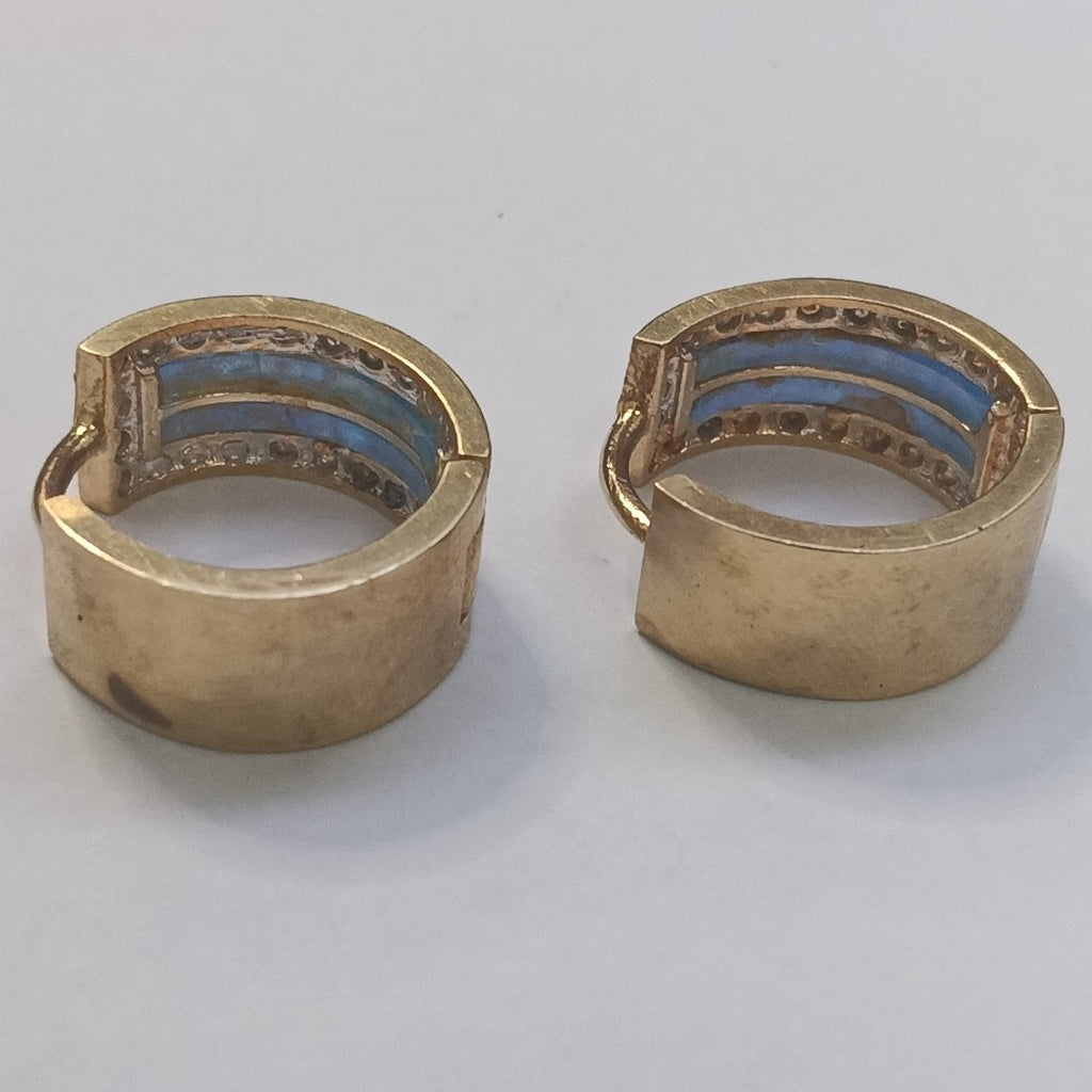 ARRACADAS PAR ORO 14 K 3,90 GRMS (SEMINUEVO)