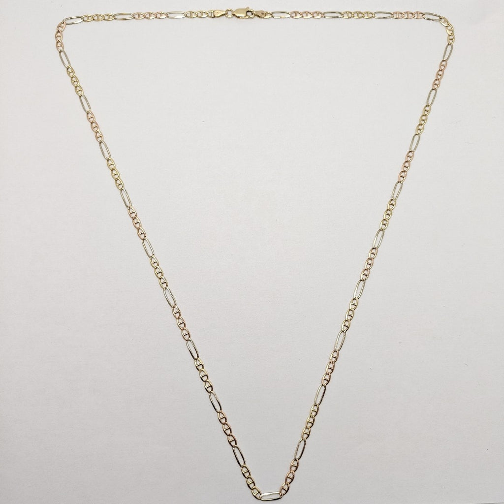 CADENA ORO COMBINADO 14 K 7,50 GRMS (SEMINUEVO)