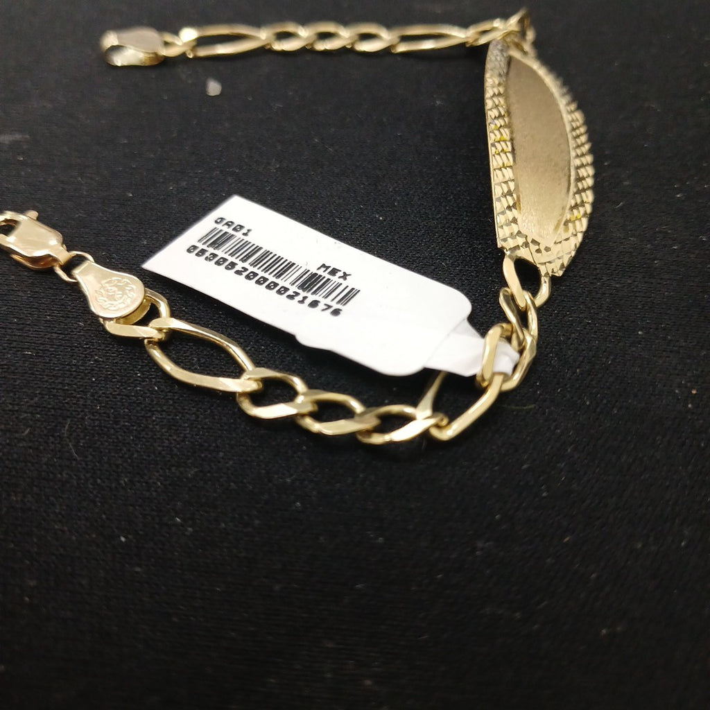 PULSERAS TEJIDO ESCLAVA 3X1 ORO 10K 18 CM 7.2 GR (NUEVO)