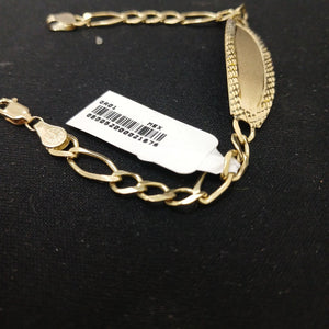 PULSERAS TEJIDO ESCLAVA 3X1 ORO 10K 18 CM 7.2 GR (NUEVO)