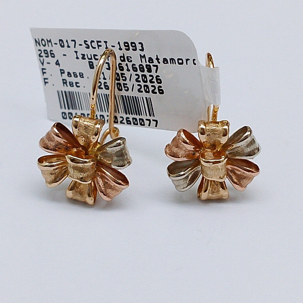 ARETES PAR ORO 14 K 2.4 GRMS (SEMINUEVO)