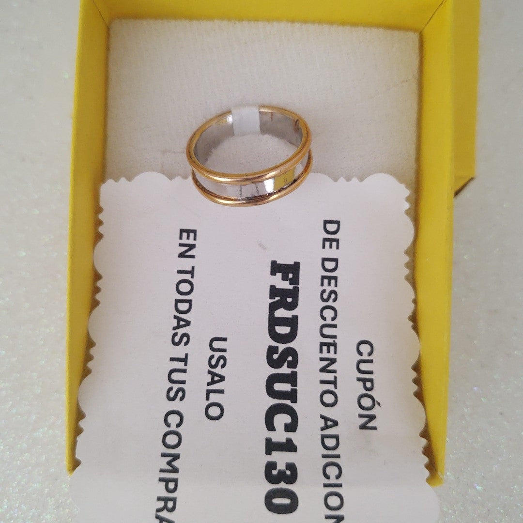 ARGOLLA ORO, ORO BLANCO 14 K 5.7 GRMS (SEMINUEVO)