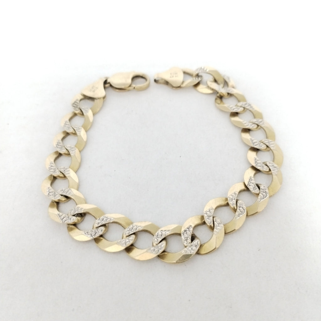 PULSERA ORO COMBINADO 14 K 32,80 GRMS (SEMINUEVO)