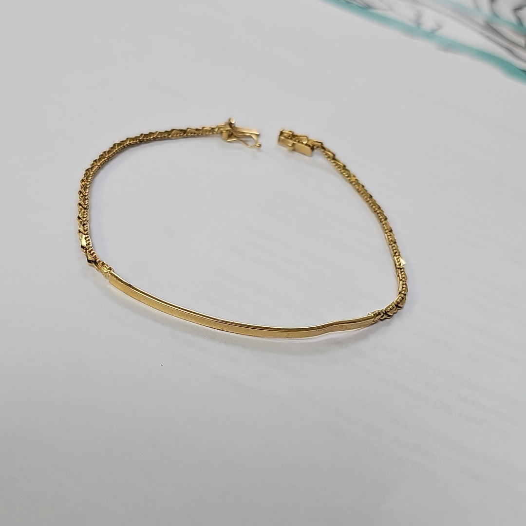 ESCLAVA ORO 18 K 6.8 GRMS (SEMINUEVO)
