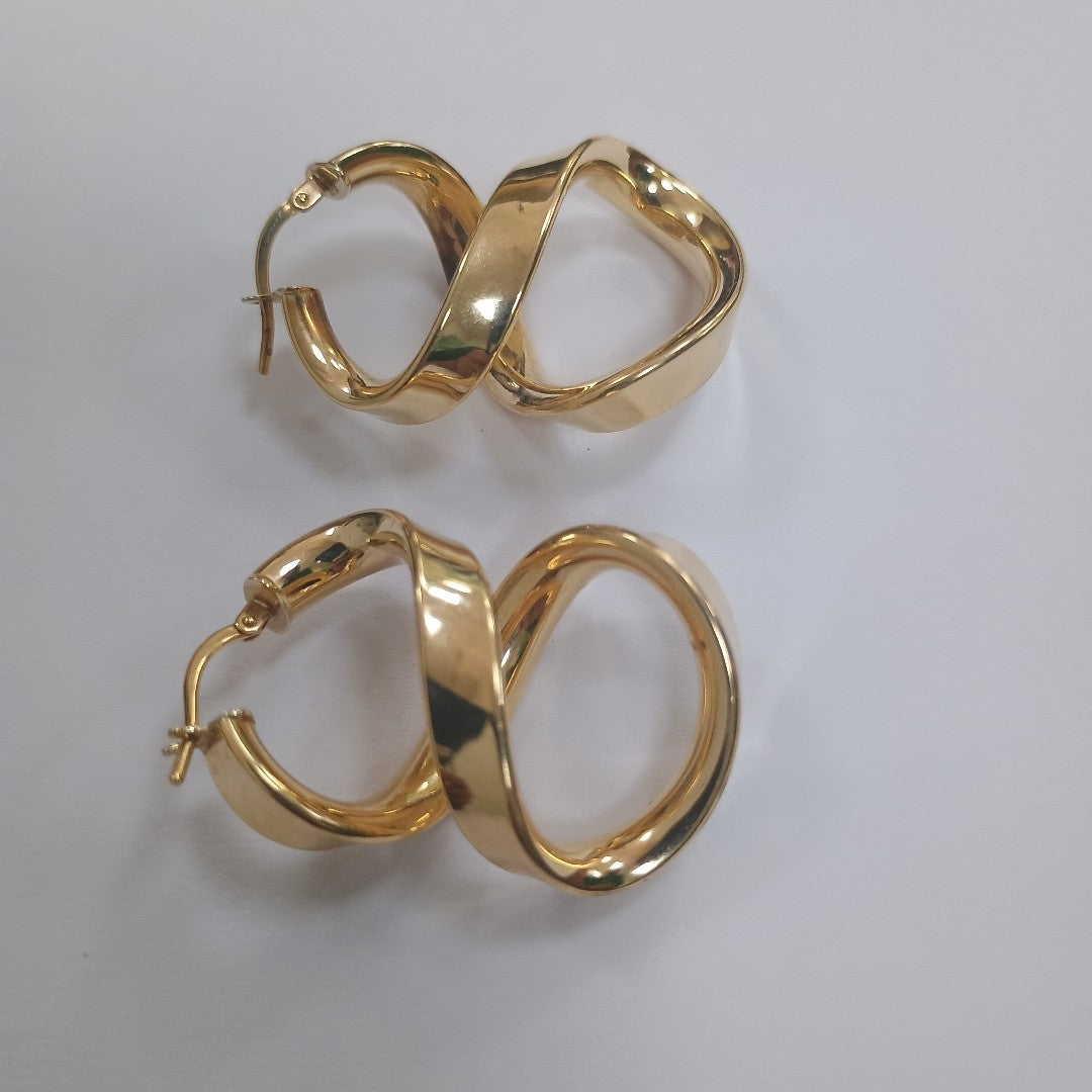 ARRACADAS PAR ORO 14 K 5.1 GRMS (SEMINUEVO)