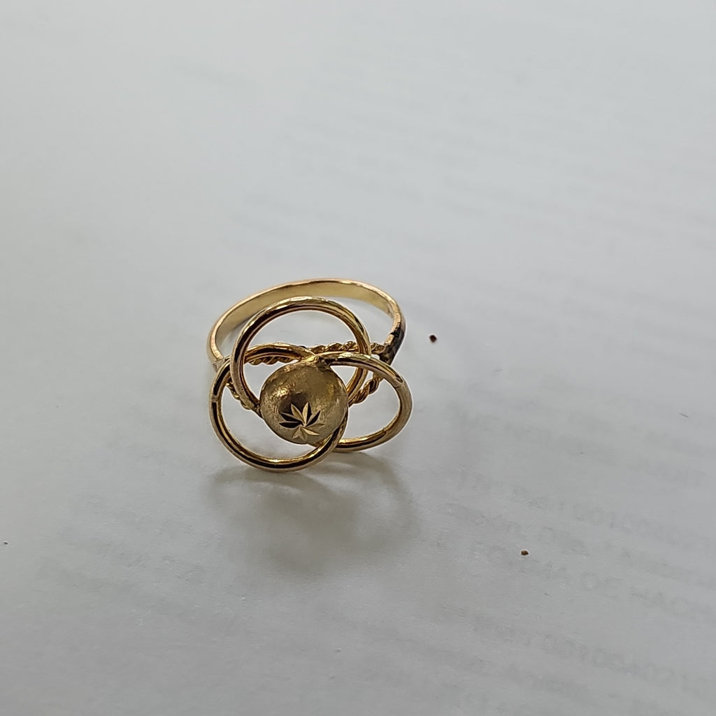 ANILLO ORO 14 K 3.5 GRMS (SEMINUEVO)