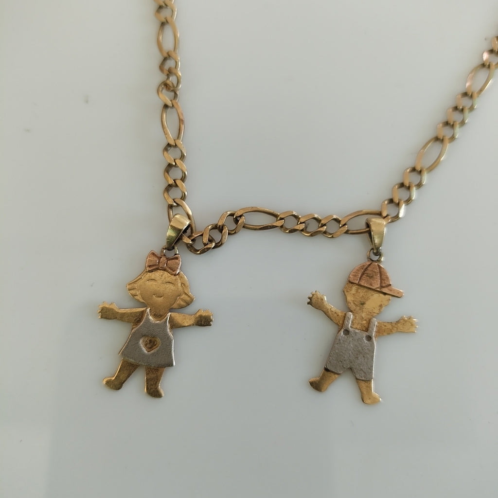 CADENA, DIJE ORO 14 K 7.5 GRMS (SEMINUEVO)