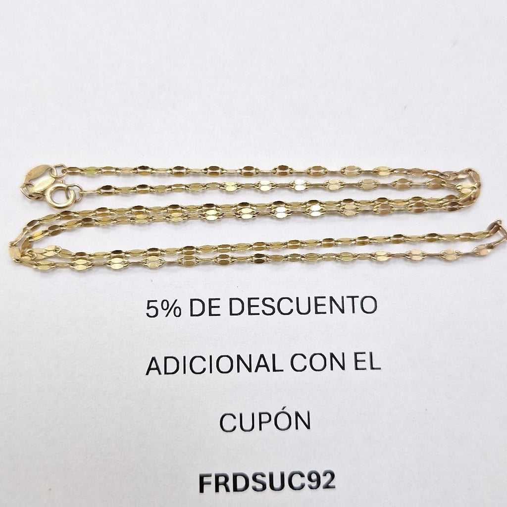 CADENA ORO 10 K 1.5 GRMS (SEMINUEVO)