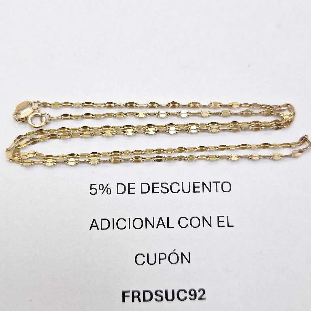 CADENA ORO 10 K 1.5 GRMS (SEMINUEVO)