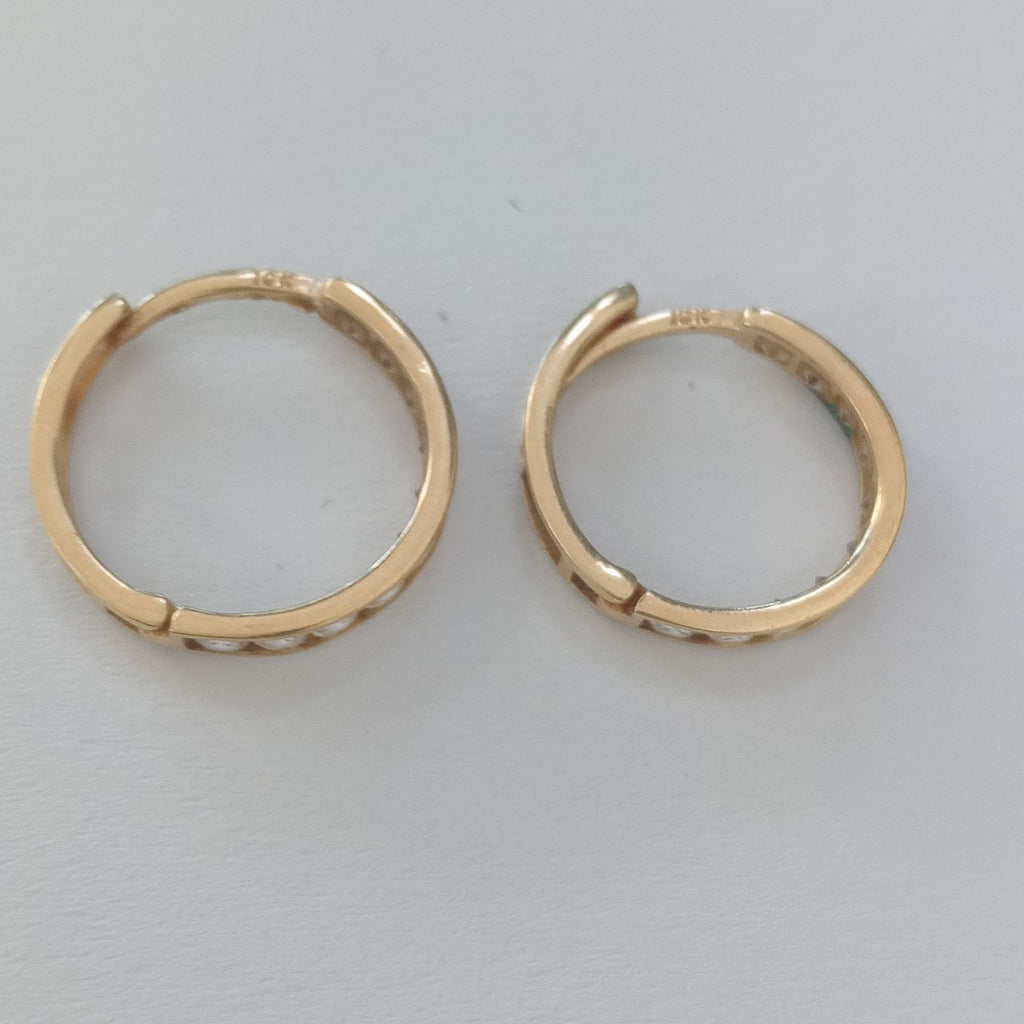 ARRACADAS PAR ORO 10 K 1.6 GRMS (SEMINUEVO)