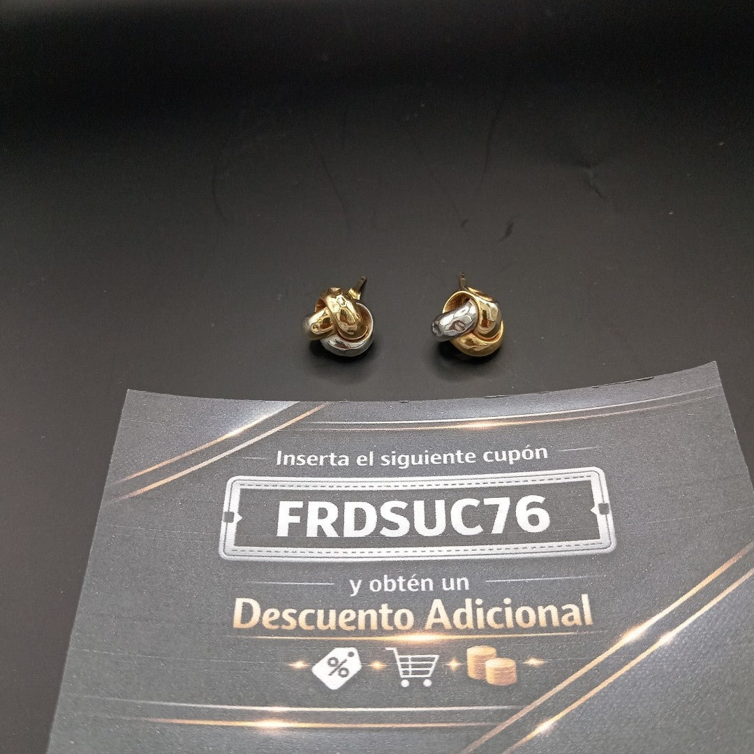 BROQUELES PAR ORO 14 K 1.5 GRMS (SEMINUEVO)