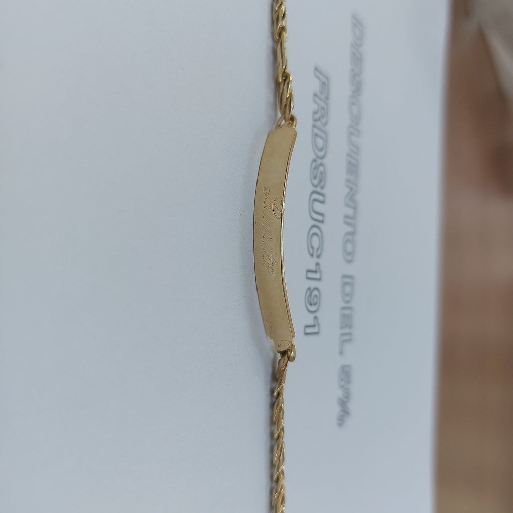 ESCLAVA ORO 14 K 8.9 GRMS (SEMINUEVO)