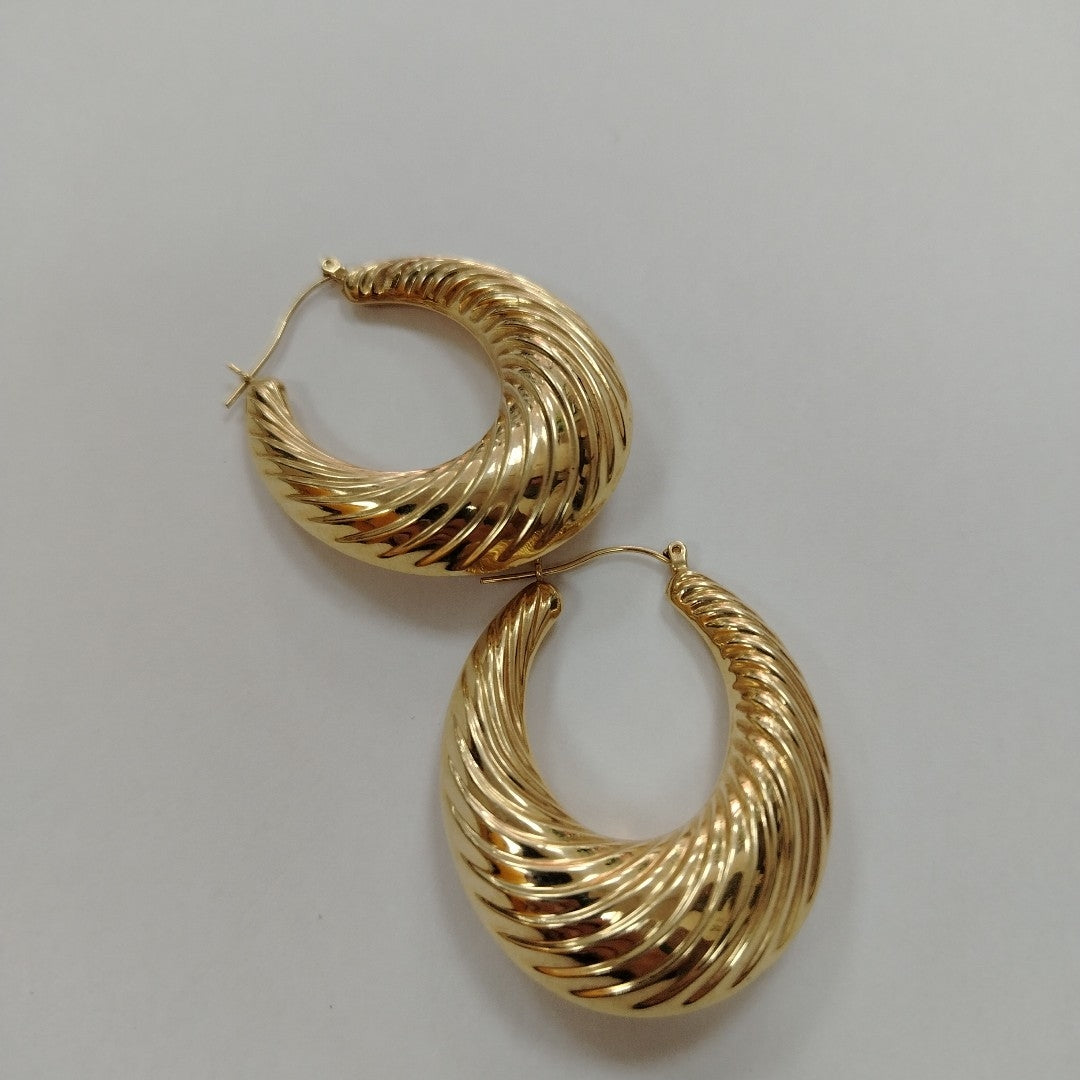 ARRACADAS PAR ORO 14 K 8.3 GRMS (SEMINUEVO)