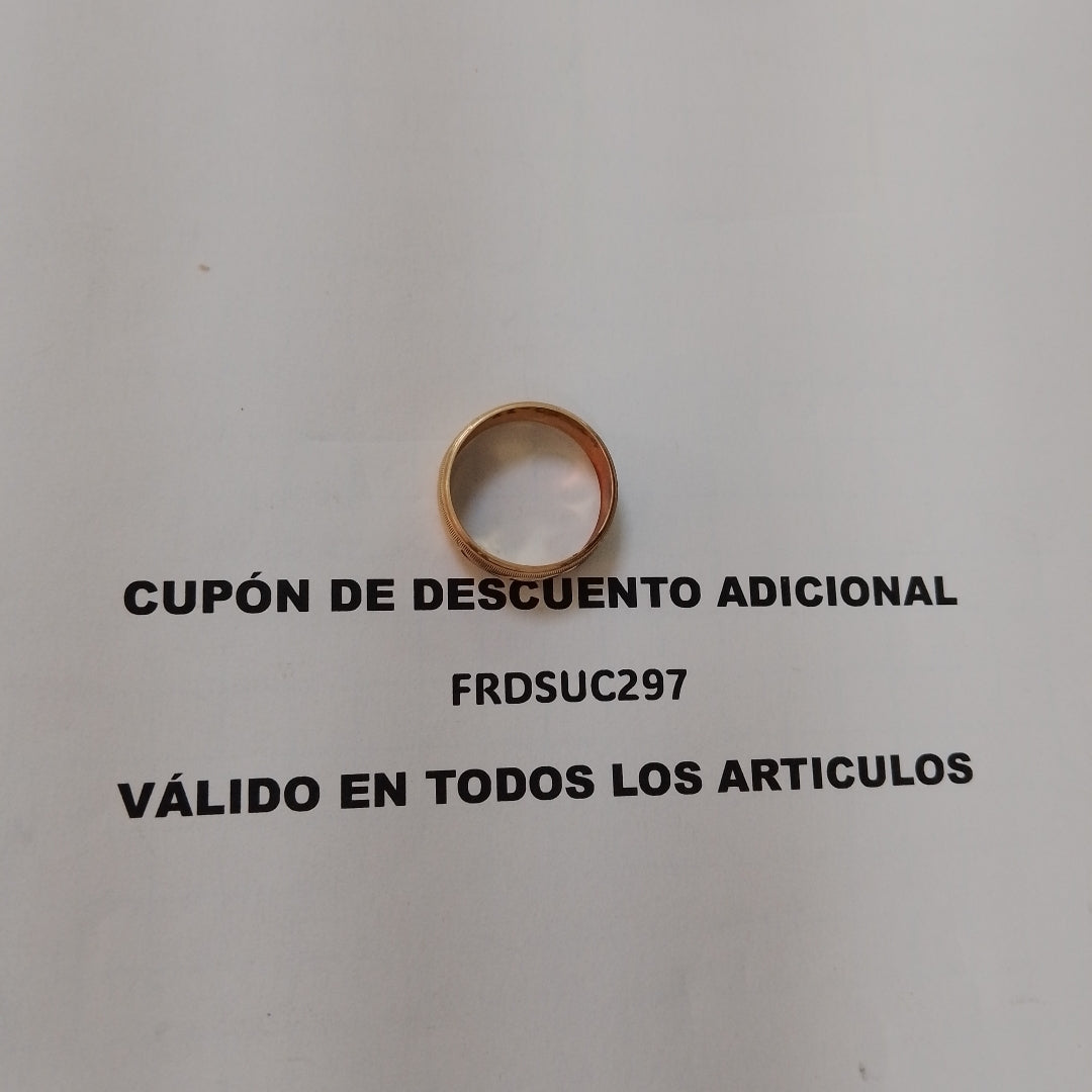 ARGOLLA ORO 10 K 1.8 GRMS (SEMINUEVO)