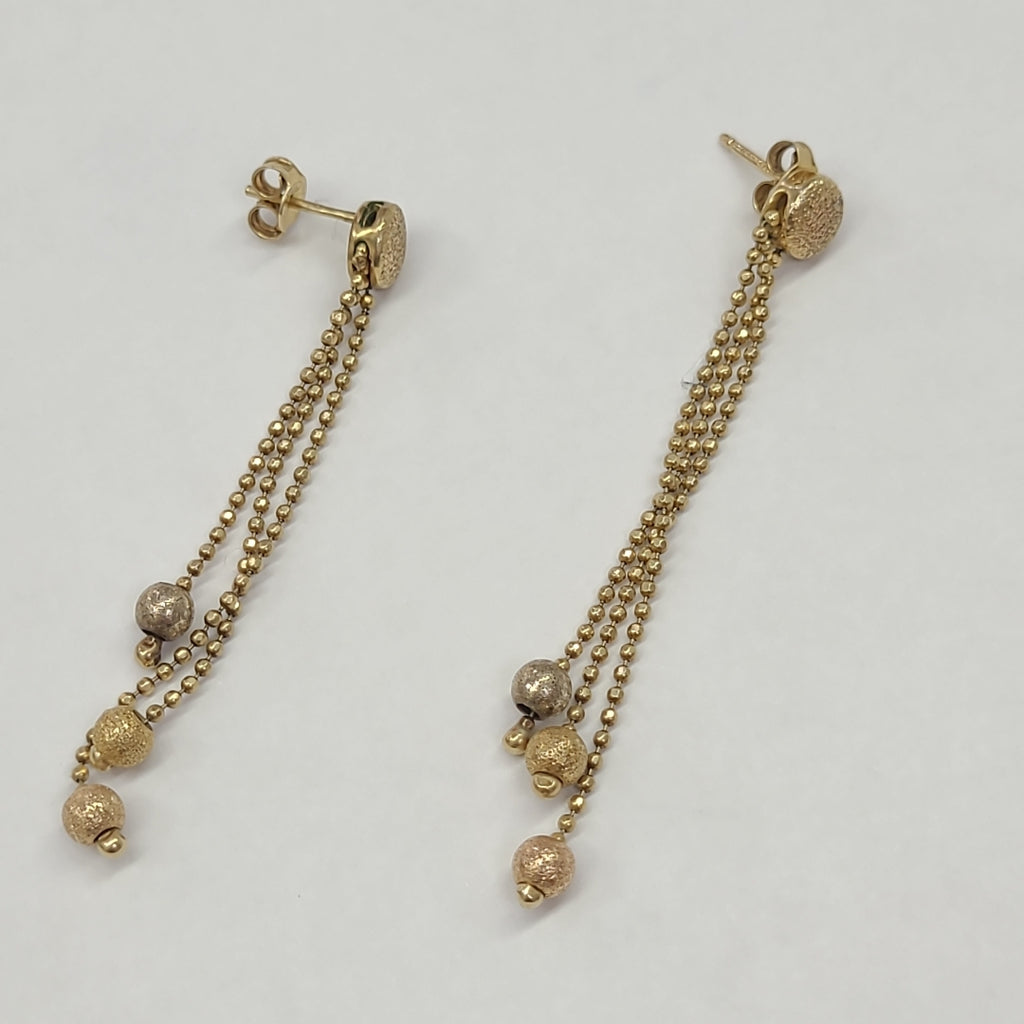 ARETES PAR ORO 14 K 4.2 GRMS (SEMINUEVO)