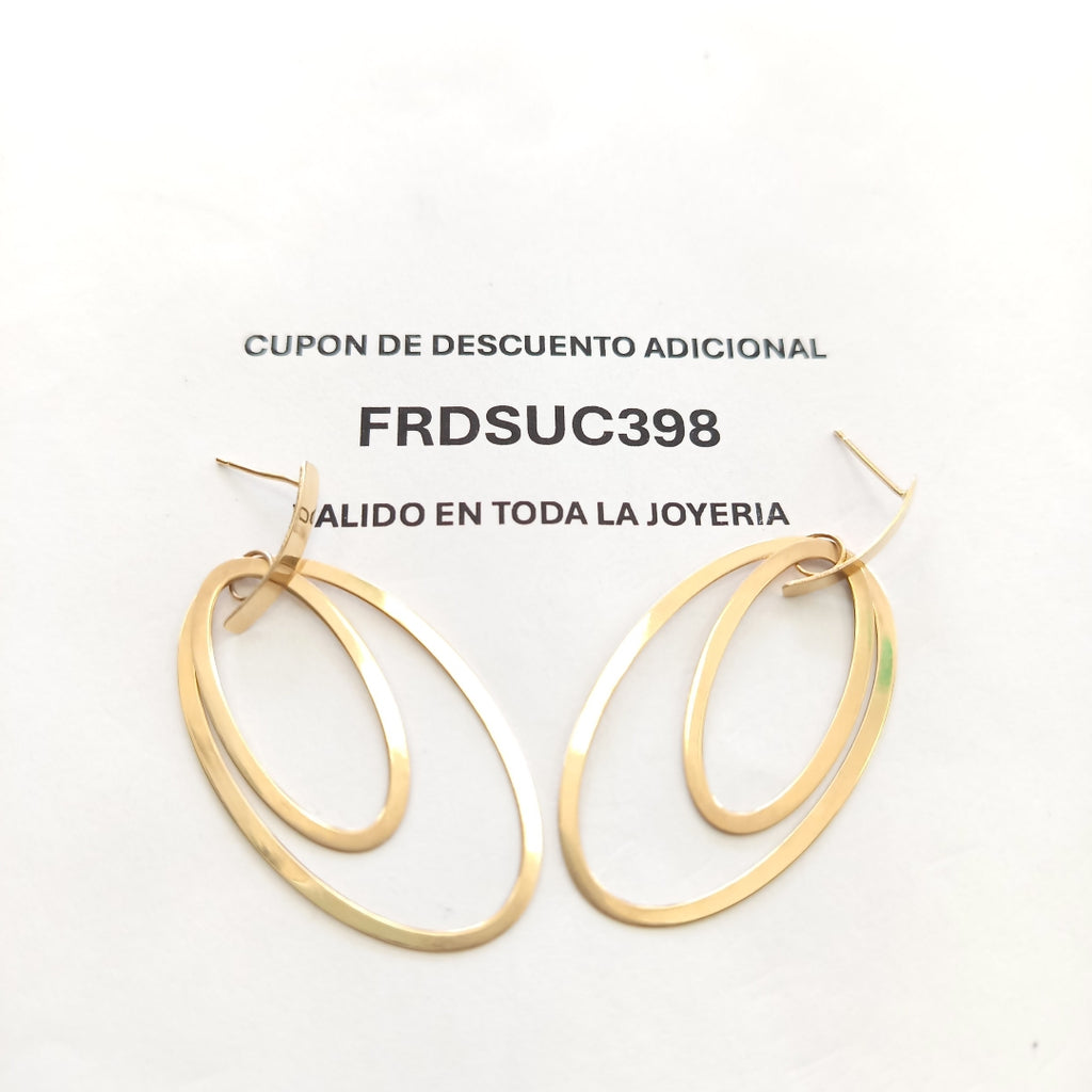 ARRACADAS PAR ORO 10 K 3.3 GRMS (SEMINUEVO)