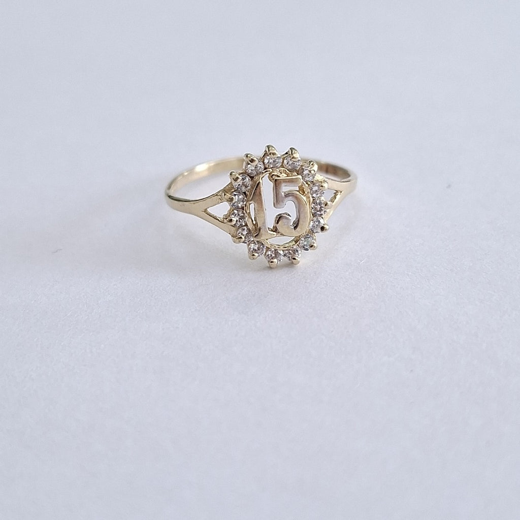 ANILLO ORO 10 K 1,10 GRMS (SEMINUEVO)