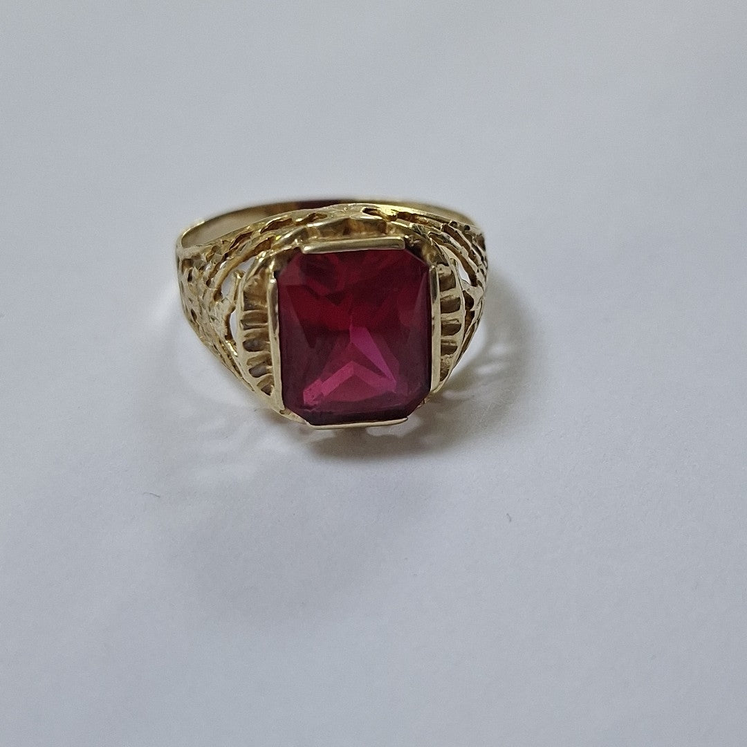 ANILLO ORO 10 K 5.3 GRMS (SEMINUEVO)