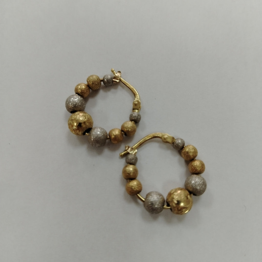ARRACADAS PAR ORO 14 K 5.1 GRMS (SEMINUEVO)