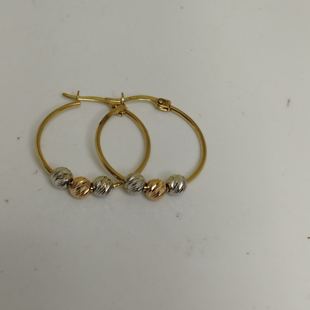 ARETES PAR ORO 10 K 1.5 GRMS (SEMINUEVO)