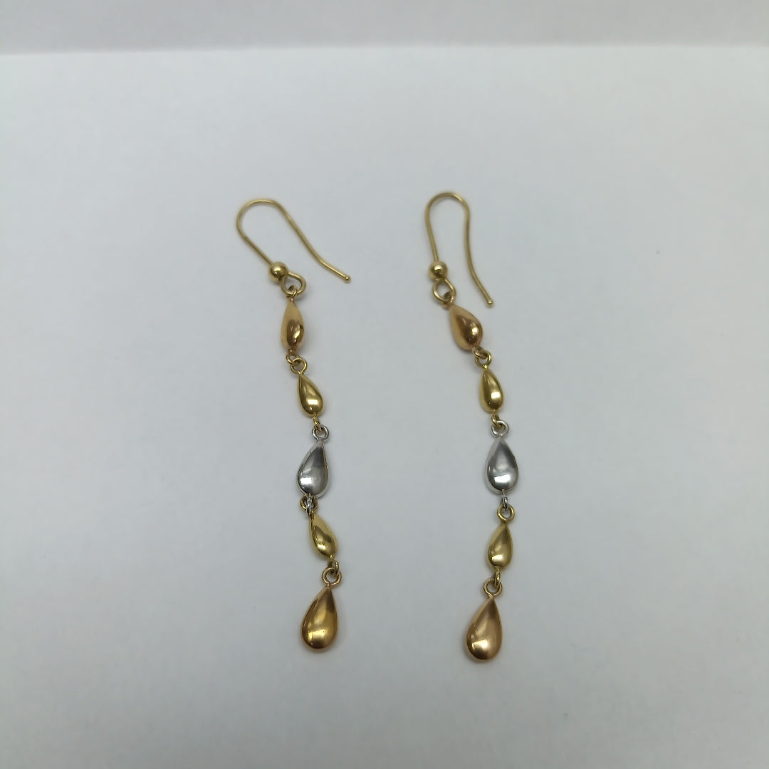 ARETES PAR ORO 14 K 3.1 GRMS (SEMINUEVO)
