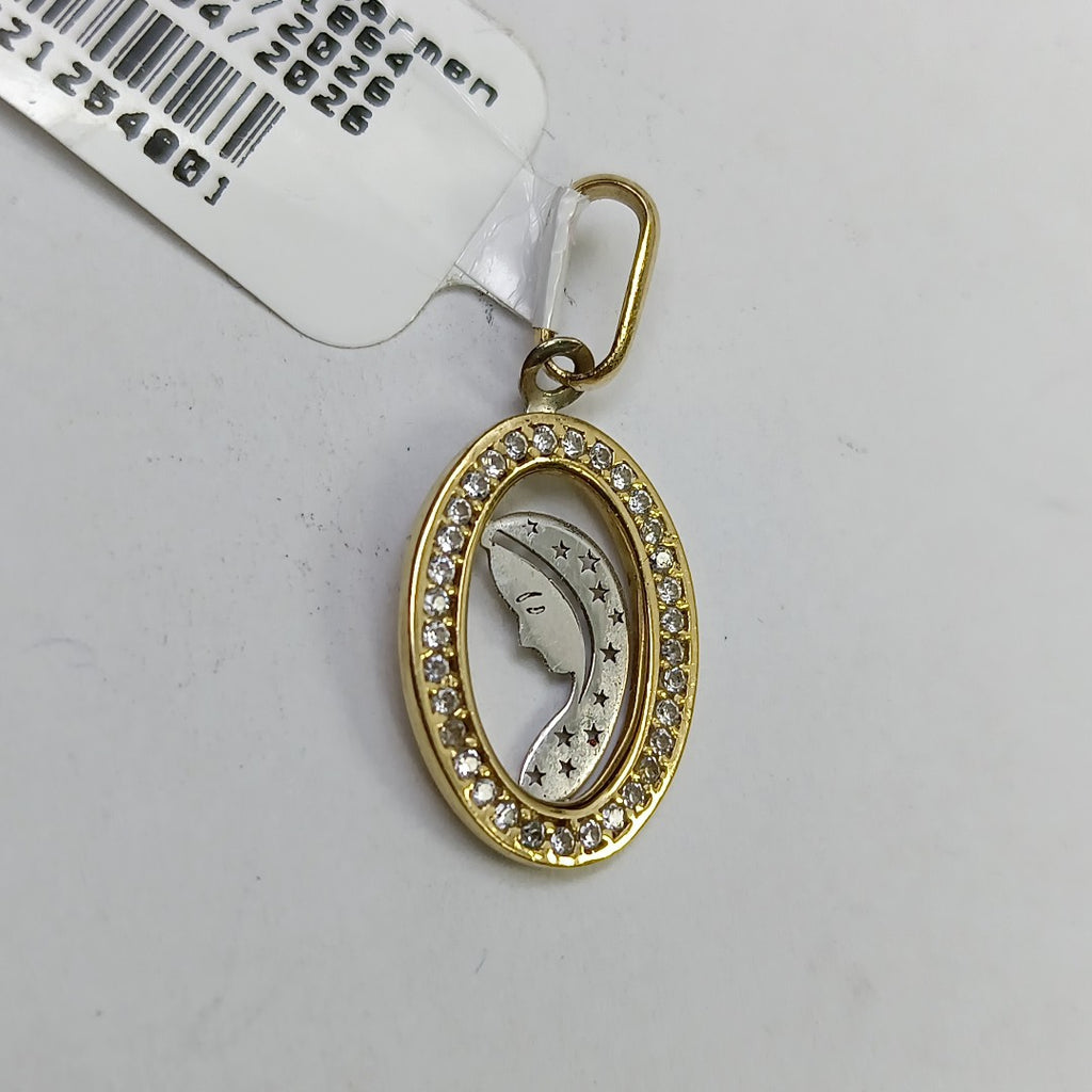 DIJE ORO COMBINADO 14 K 1,20 GRMS (SEMINUEVO)