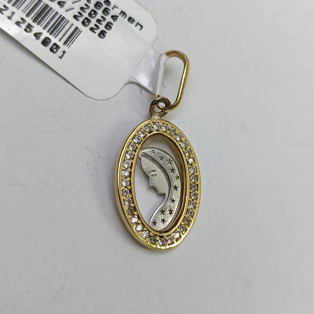 DIJE ORO COMBINADO 14 K 1,20 GRMS (SEMINUEVO)