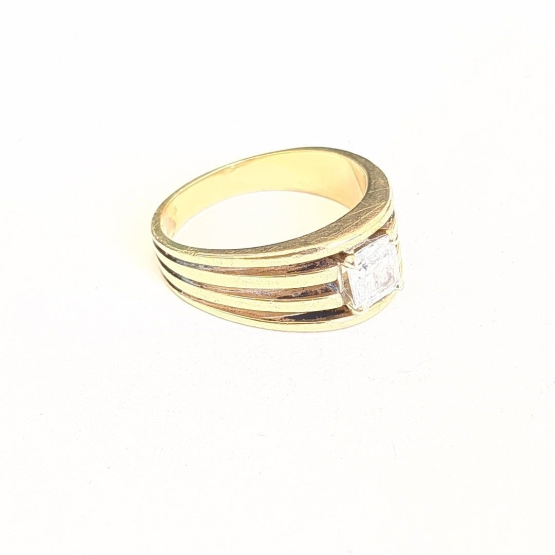 ANILLO ORO 14 K 10,50 GRMS (SEMINUEVO)