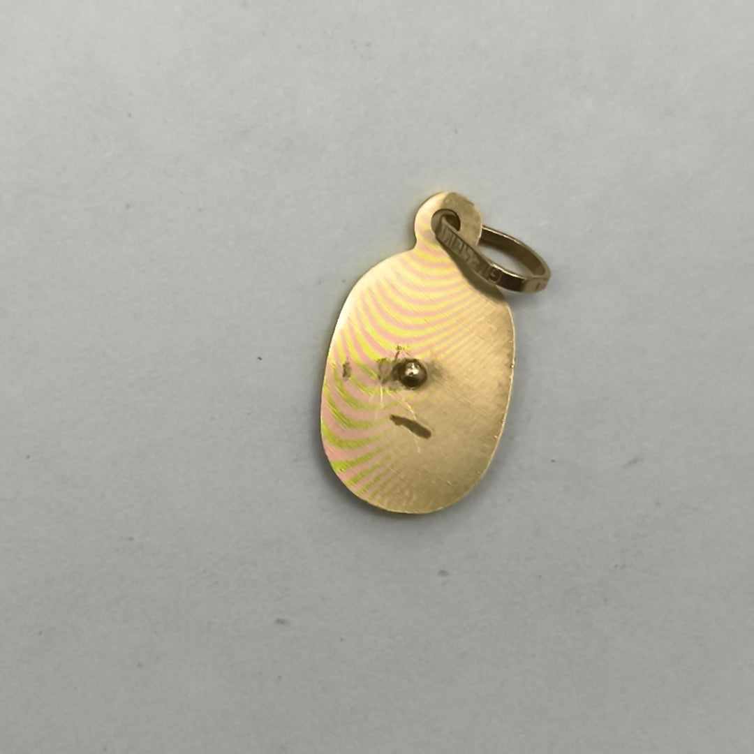 MEDALLA RELIGIOSA ORO 14 K 0,80 GRMS (SEMINUEVO)