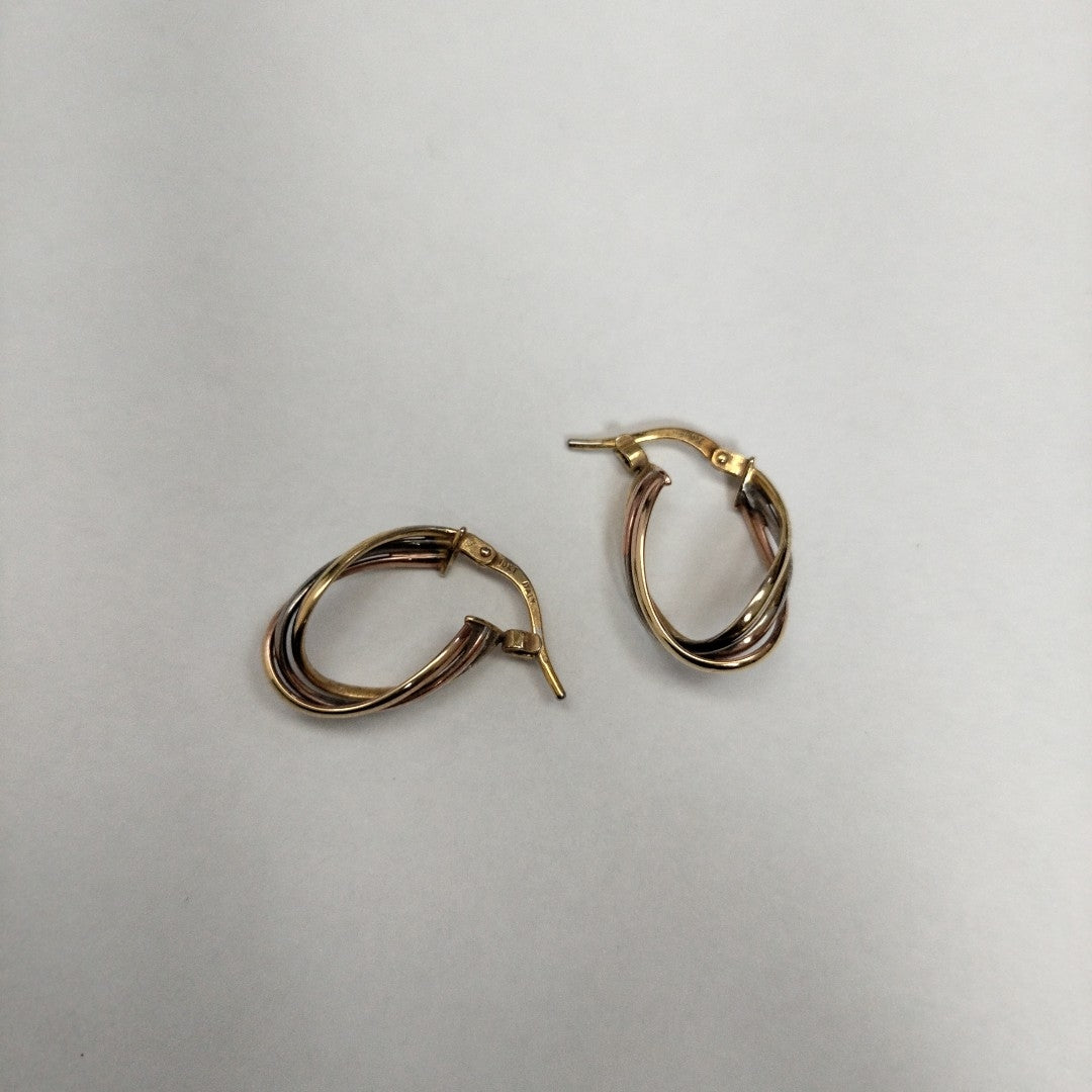 ARRACADAS PAR ORO 10 K 1.4 GRMS (SEMINUEVO)