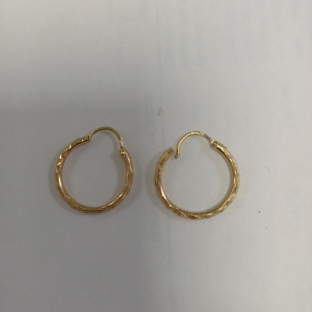 ARRACADAS PAR ORO 10 K 1.3 GRMS (SEMINUEVO)