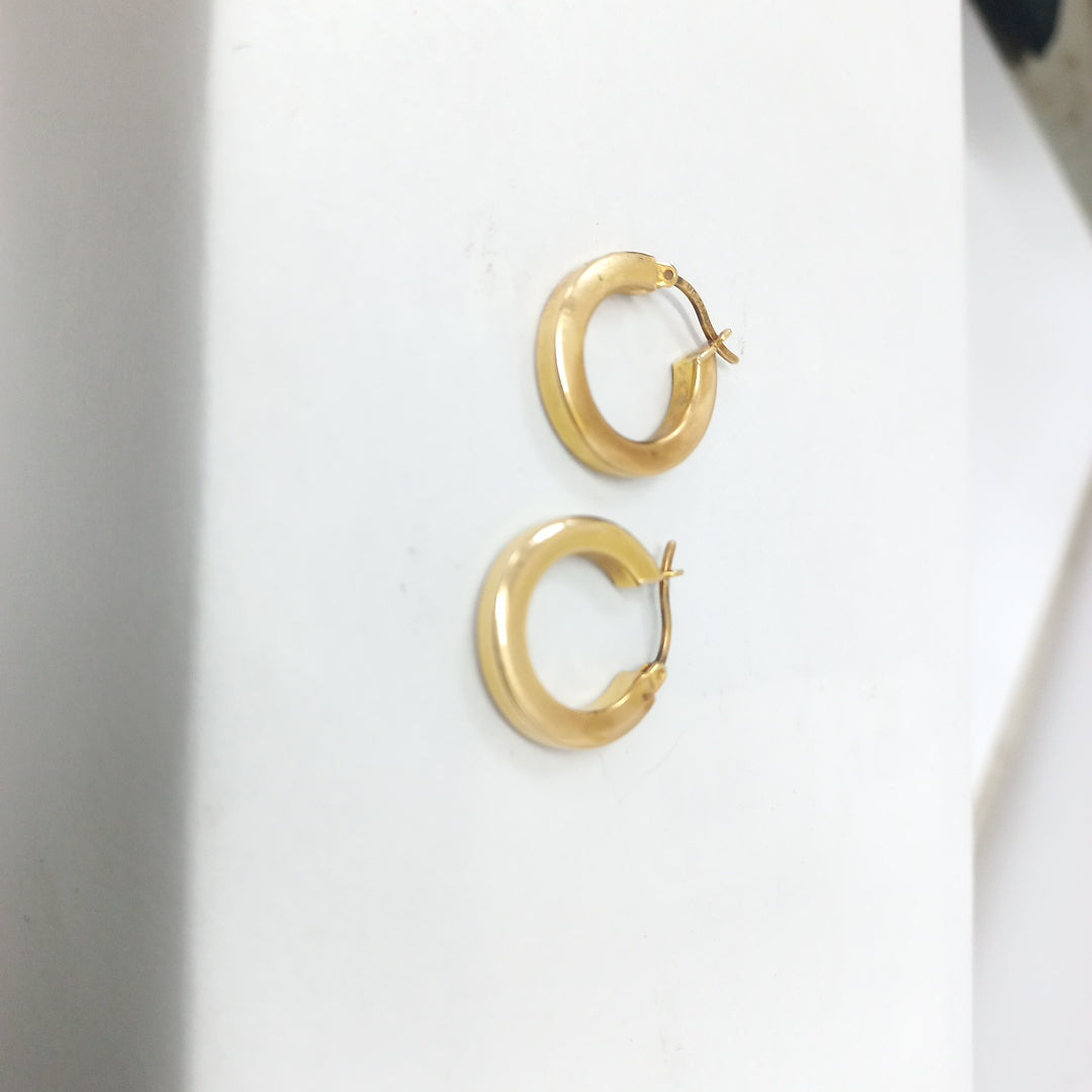 ARRACADAS PAR ORO 14 K 2.5 GRMS (SEMINUEVO)