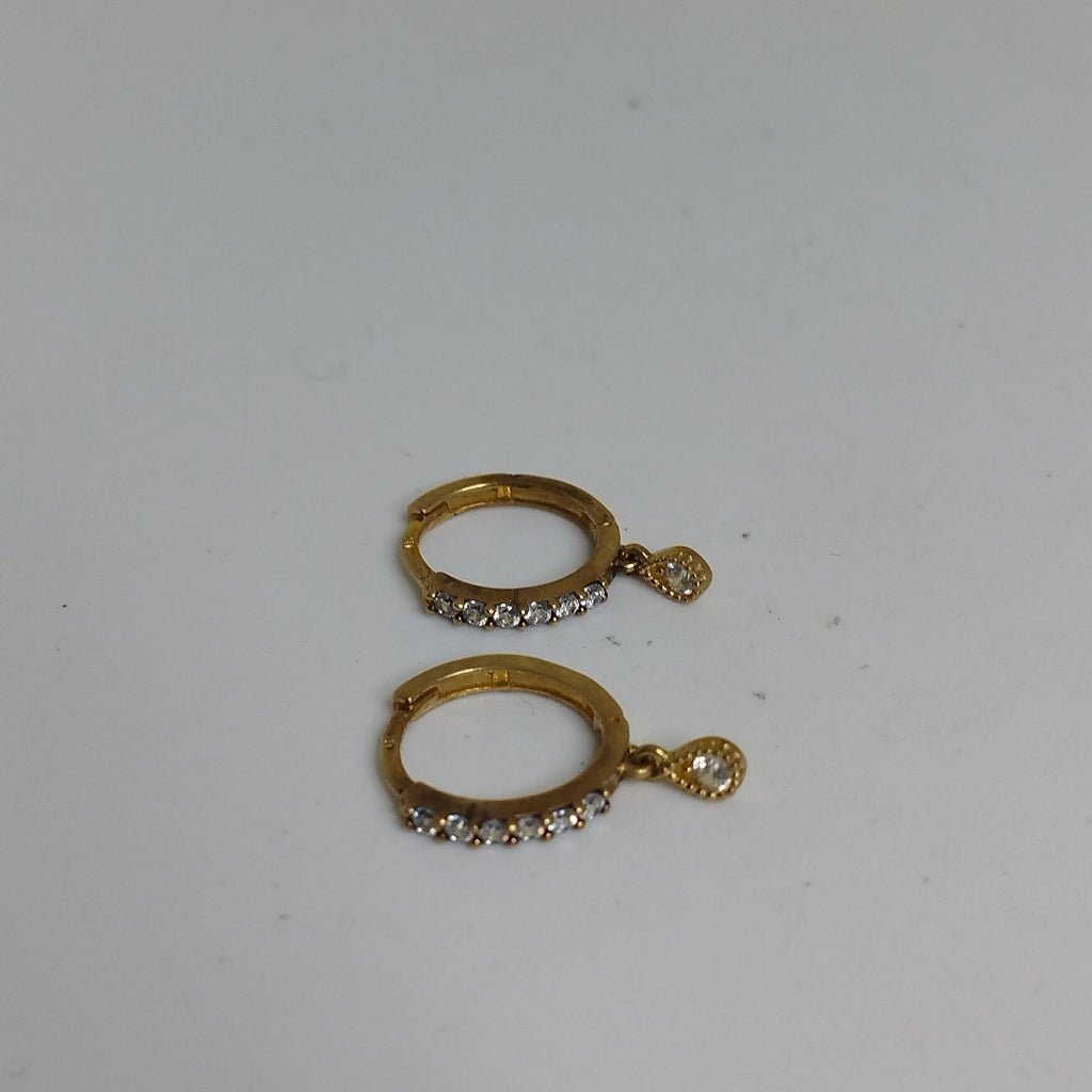 ARRACADAS PAR ORO 10 K 1.3 GRMS (SEMINUEVO)