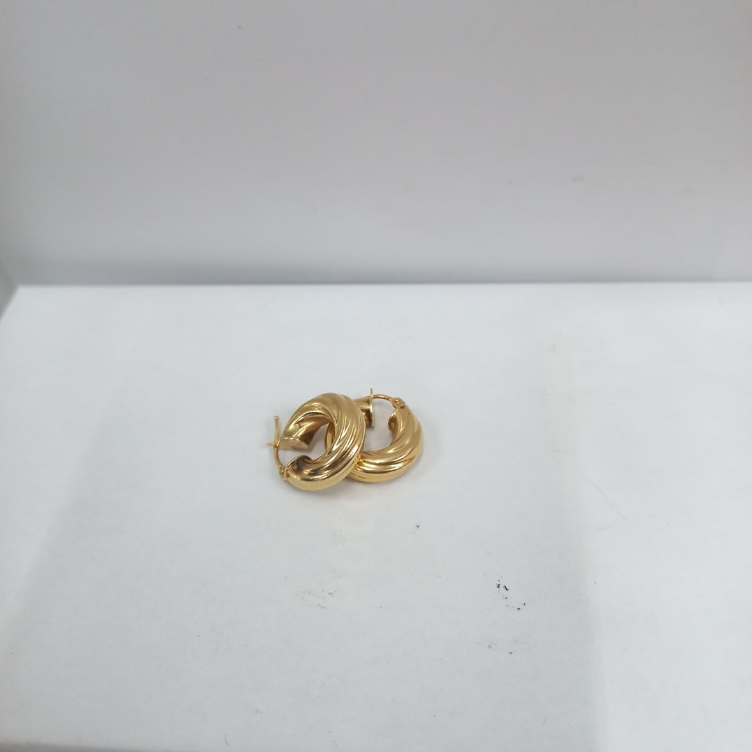 ARETES PAR ORO 14 K 2.2 GRMS (SEMINUEVO)